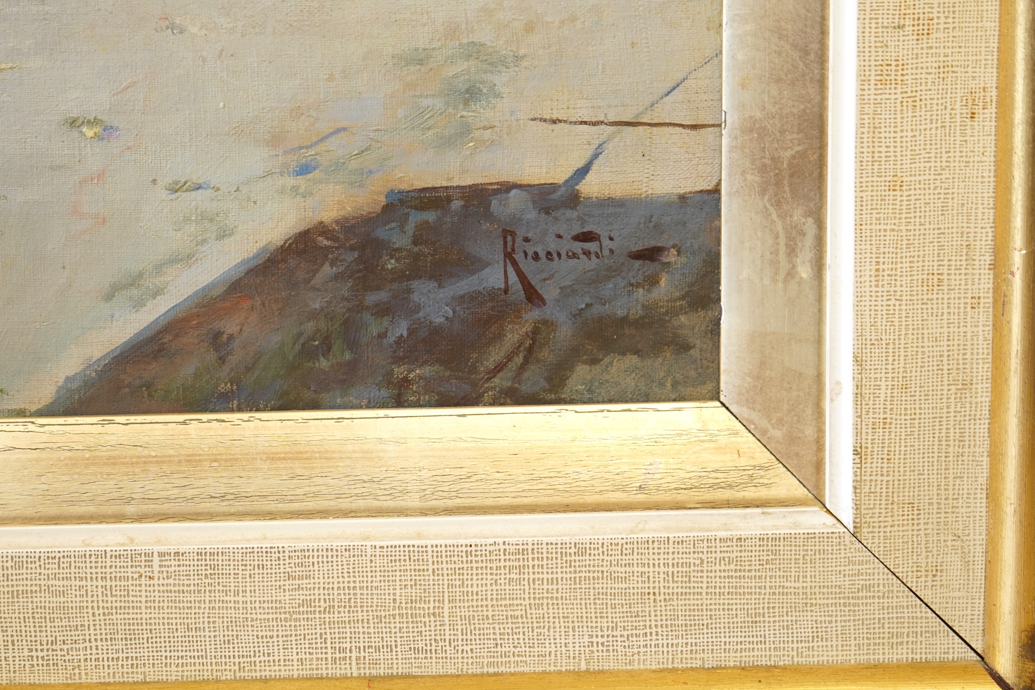 Arthur Spooner (1873-1962), Landscape, oil on board, unsigned, 29 x 35cm, Provenance - Artists summer studio, East coast.